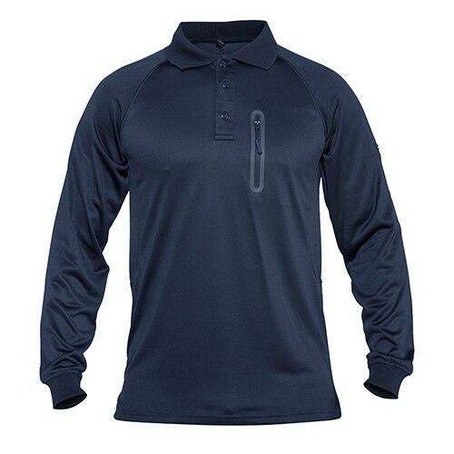 Men's Long Sleeve Tactical Polo Shirt