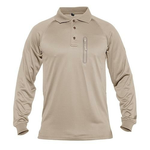 Men's Long Sleeve Tactical Polo Shirt