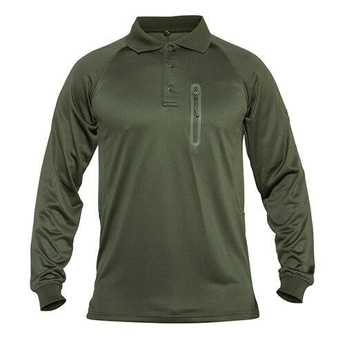 Men's Long Sleeve Tactical Polo Shirt
