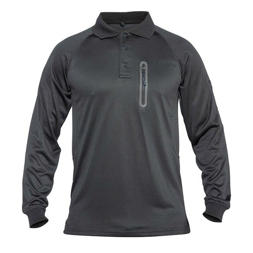 Men's Long Sleeve Tactical Polo Shirt