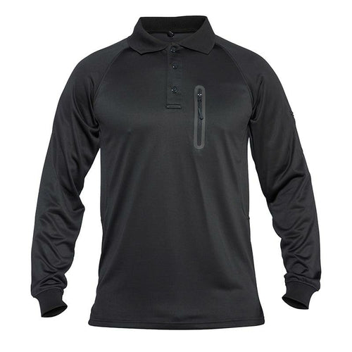 Men's Long Sleeve Tactical Polo Shirt