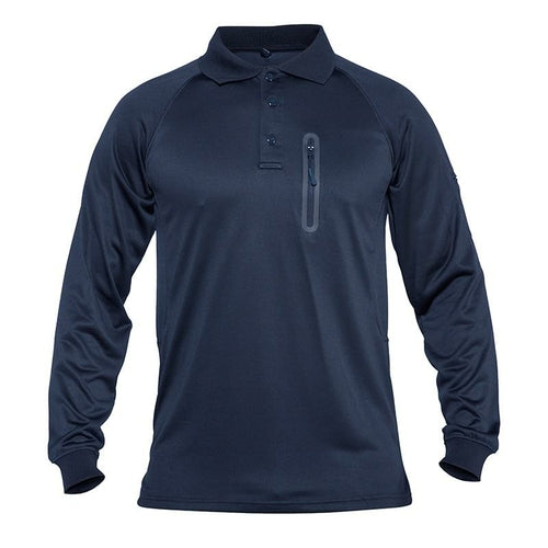 Men's Long Sleeve Tactical Polo Shirt